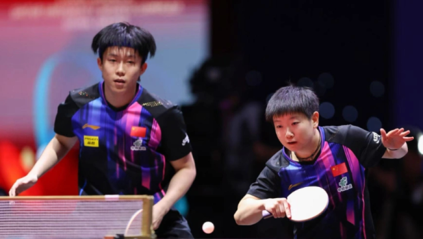 兑现第6个赛点，莎头组合16-14爆分绝杀韩国，全场沸腾了