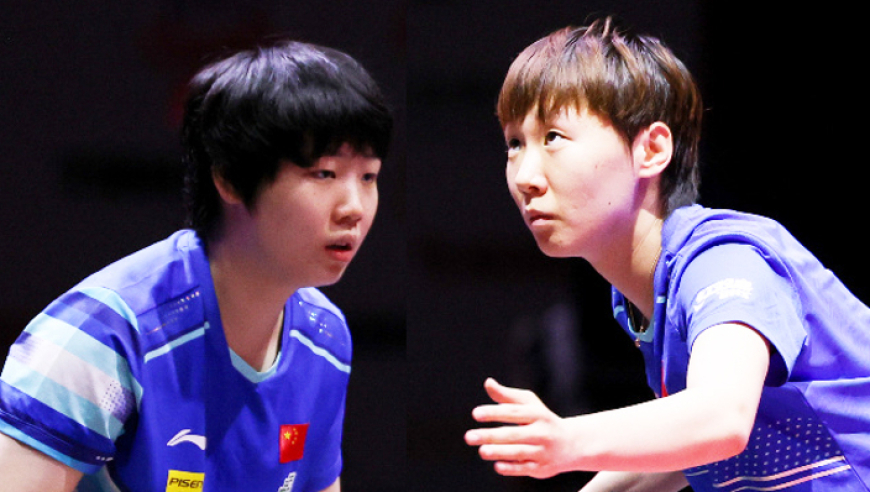 多哈世乒赛：王曼昱/蒯曼3-0张本美和/木原美悠，晋级女双决赛争冠