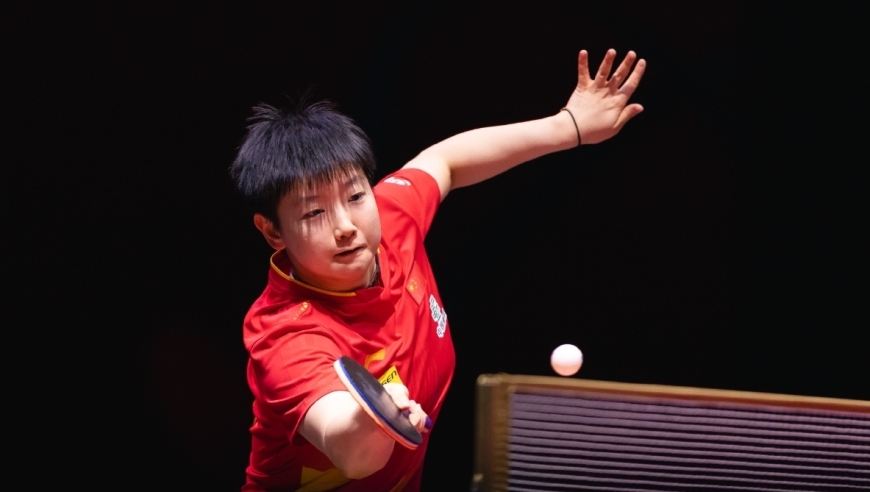 小魔王依旧是韩国一姐梦魇！4-2完胜申裕斌，孙颖莎迎战大藤沙月