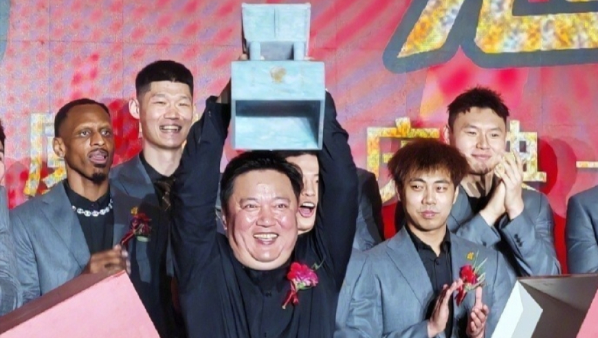 富爸爸！广厦老板楼明庆功宴将总冠军献给老爸，楼忠福：要拿第2个第3个！