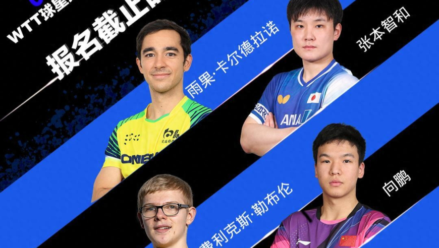 国乒主力休整！向鹏钱天一进单打前5号种子，张本兄妹搭档打混双
