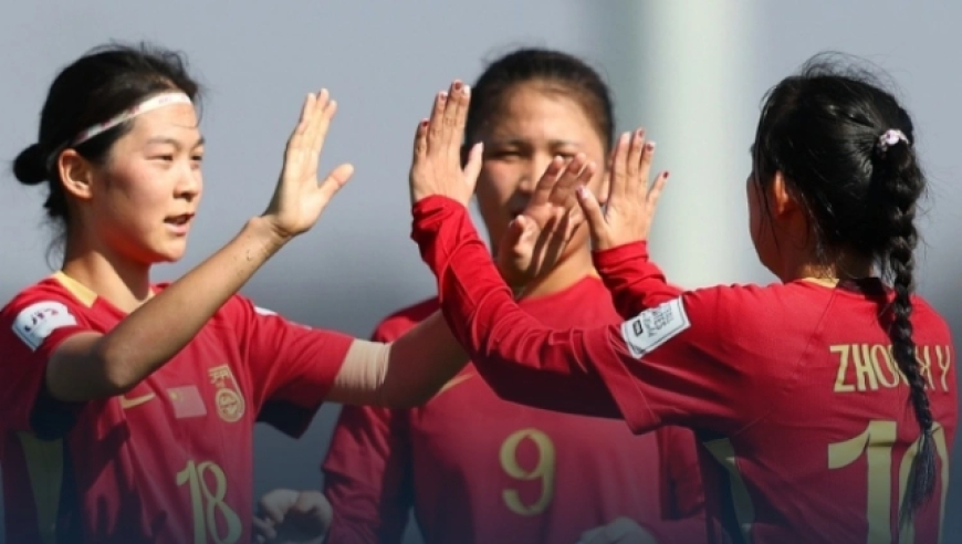 开门红！U17女足世界杯：中国5-0欧洲亚军 陈睿琳传射2将双响