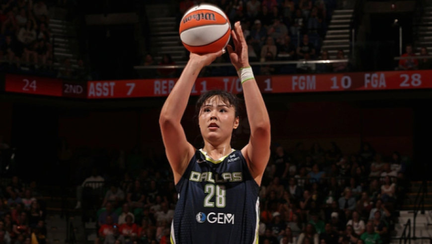 WNBA：李月汝11+9+3创4项赛季新高 飞翼险胜太阳首次2连胜