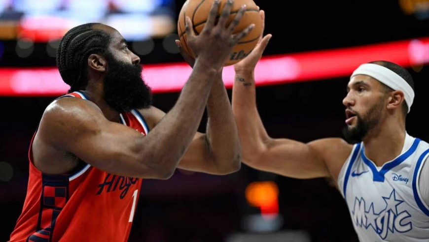 快船10战9负！哈登三节31+8+5被迫提前打卡 魔术6人上双取二连胜