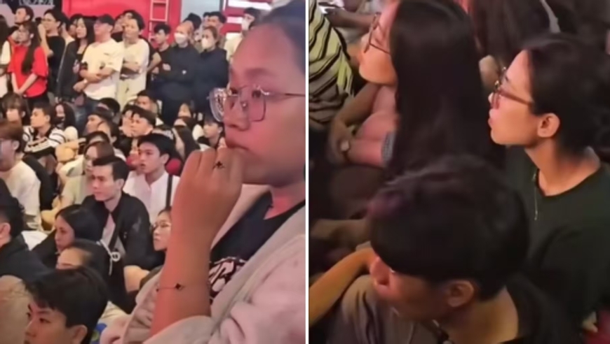 越南0-3惨败U23国足遭淘汰！越南街头上的球迷们伤心绝望