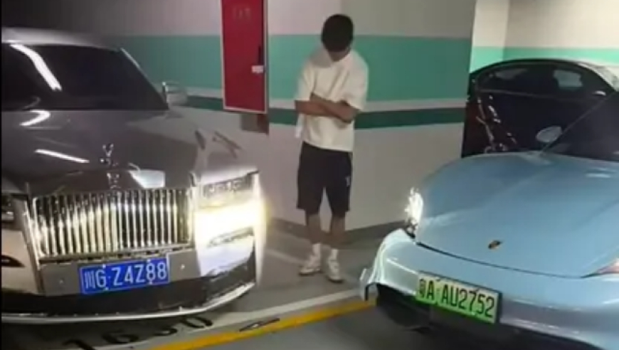 1个月内遇两起车祸！国脚韦世豪开保时捷撞劳斯莱斯 此前开奔驰遭追尾