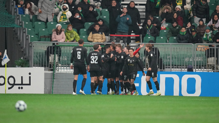 亚冠二级：国安1-2麦克阿瑟小组垫底出局 塞鸟破门，柏杨补时染红