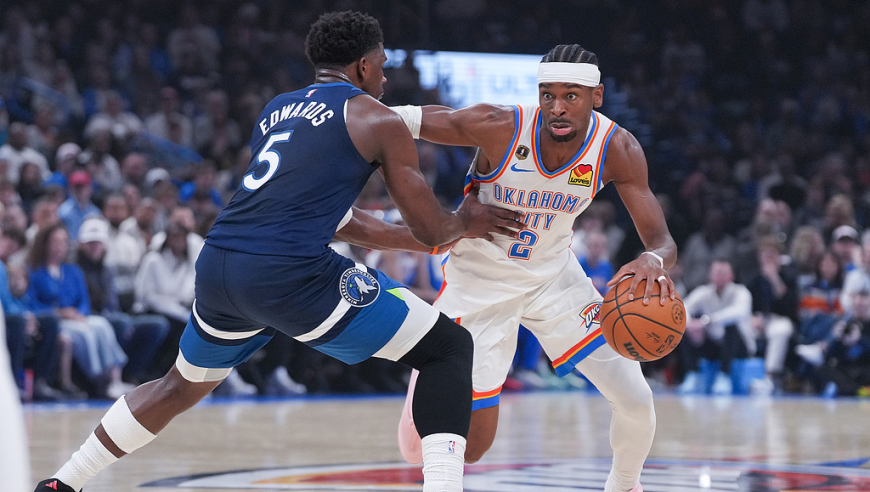 128场20+！雷霆亚历山大vs森林狼20分10助攻：单打华子2+1定胜局