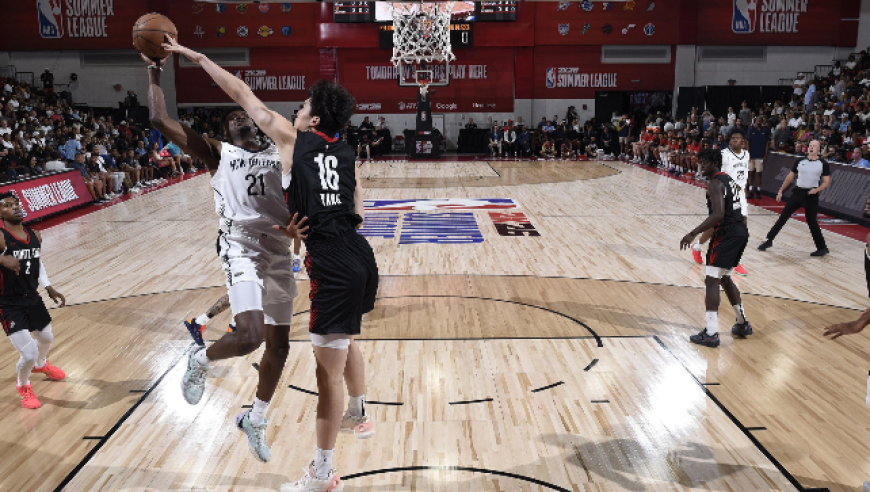 小里程碑！杨瀚森空接暴扣炸翻天 随后三分命中创造夏季联赛个人新高