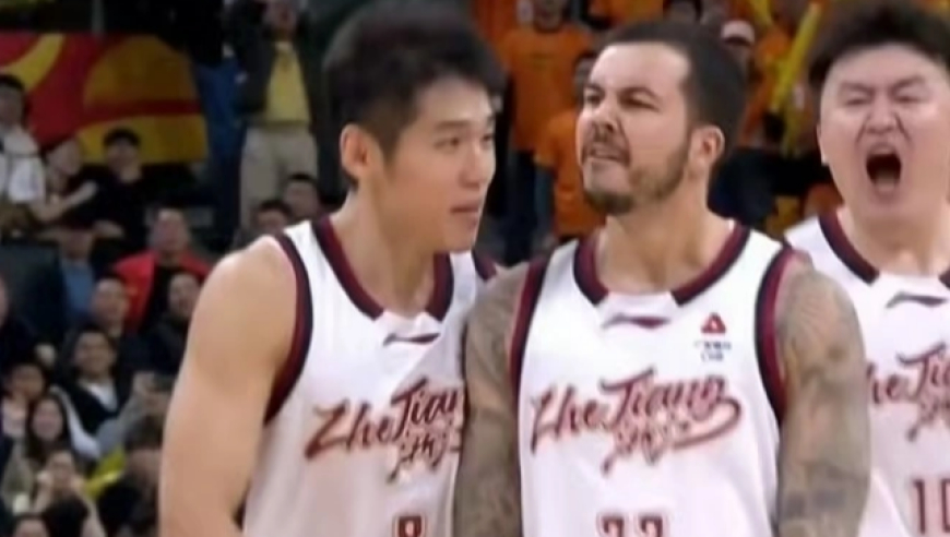 约克超远三分绝杀！浙江鏖战加时逆转广东 徐杰复出空砍22分