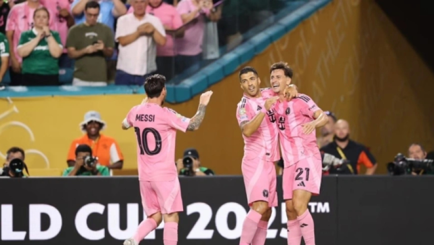 世俱杯：梅西庆生！迈阿密2-2遭绝平小组第二出线 16强PK巴黎