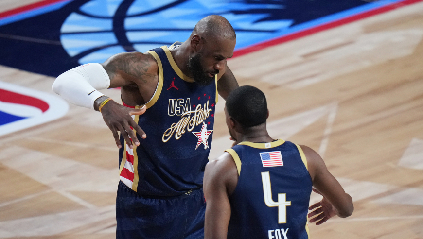 星辰队vs条纹队集锦：詹姆斯8分华子11分 福克斯三分压哨绝杀