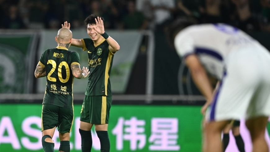 中超：浙江2-0战胜津门虎，王钰栋失良机，卡列洛、弗兰克破门