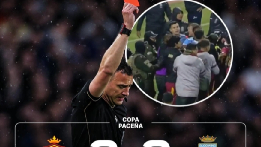 17人染红！暴力南美：两队全员互殴+教练被打 20名警察差点没镇住