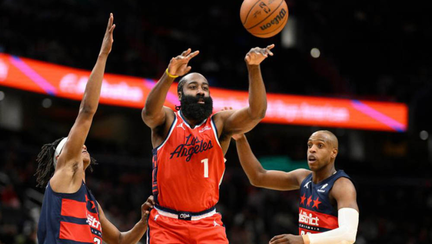 超级领袖！快船110-106奇才，无解的不是6连胜，而是哈登赛后表态