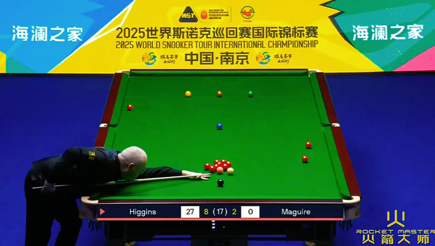 希金斯杀手锏翻袋上线！9-2淘汰马奎尔，晋级决赛约战吴宜泽