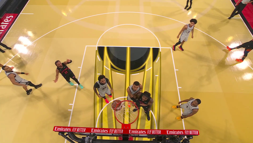 NBA杯冠军赛：马刺113-124尼克斯丨【球星】布伦森vs马刺集锦 全场25+8连续送出妙传盘活全队