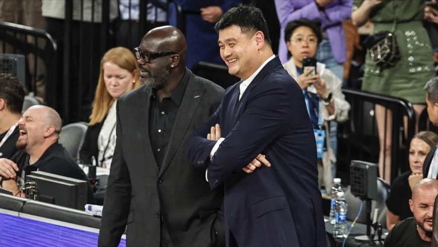 中国赛明星合集：姚明奥尼尔再度同框 成龙马云书豪贝克汉姆现场观战