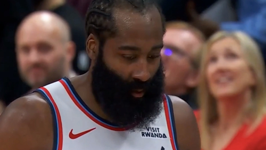 末节+加时豪取16分！单核哈登31+10加时拿下东部第4 快船14战12胜