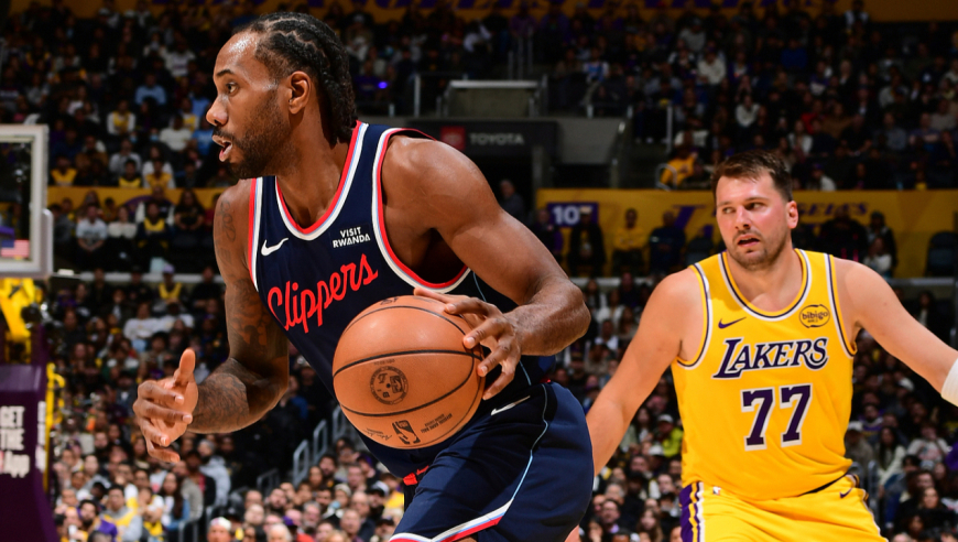 【集锦】快船122-125湖人 莱昂纳德31+5伤退离场东契奇致命2+1锁定胜局