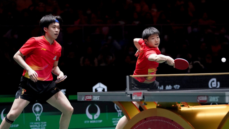 混团世界杯积分榜！国乒16胜1负排名第一，中国香港队暂居第七