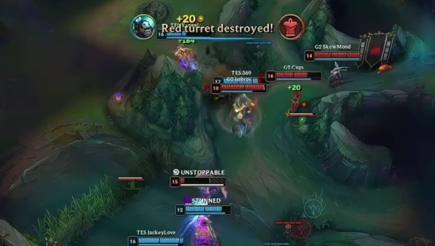 S15全球总决赛：TES VS G2 第一局 TES时隔五年再次晋级四强！伟大无需多言！