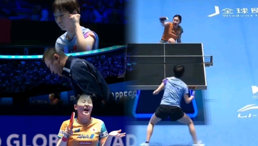 王曼昱不愧是日本女乒叹息之墙！顶住张本美和搏杀，超强护台心态更稳