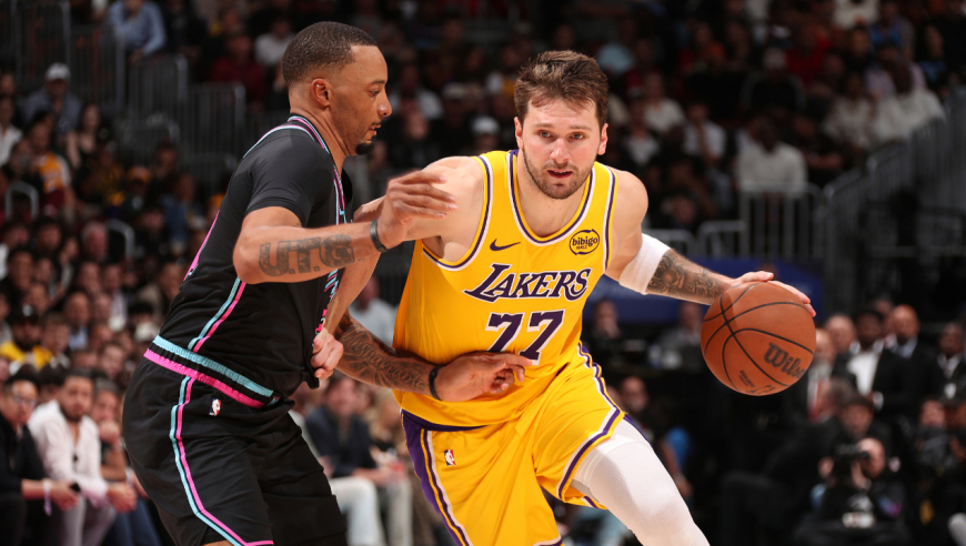 【集锦】湖人134-126热火 东契奇60分湖人逆转热火豪取8连胜