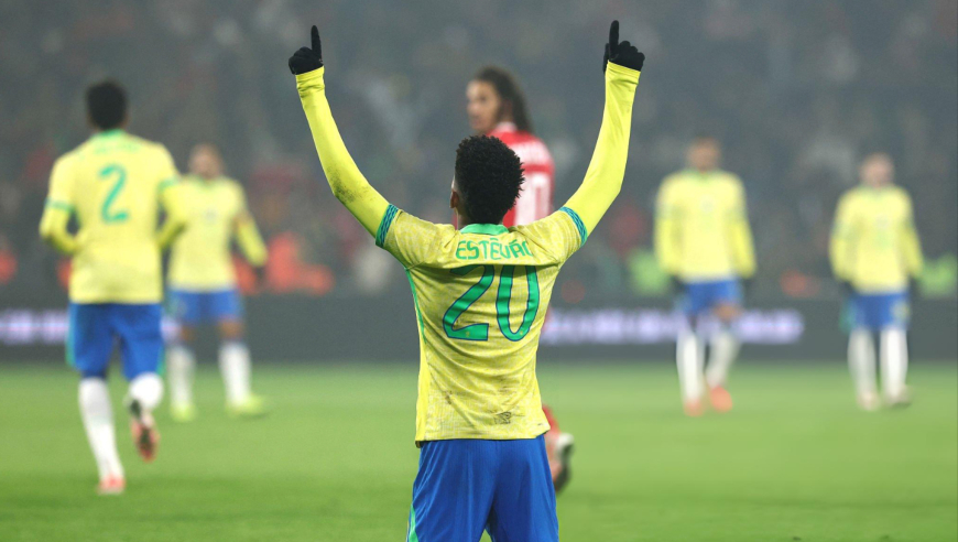 友谊赛：巴西1-1突尼斯 埃斯特旺、马斯图里破门 帕奎塔失点