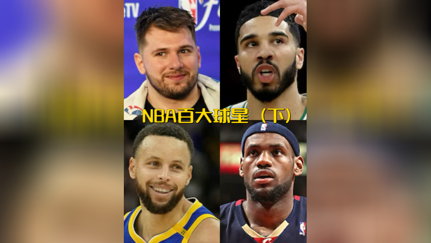 现役NBA百大球星排名，詹姆斯、库里、杜兰特等巨星齐聚！