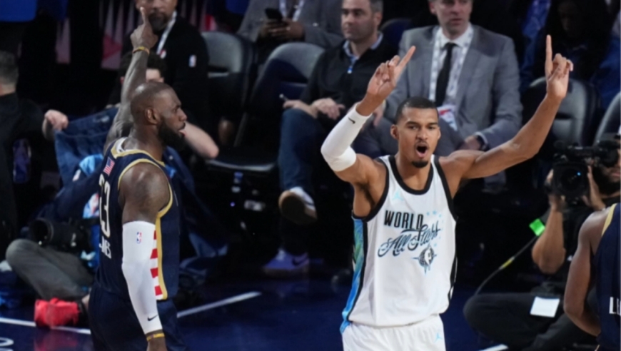 非人类！文班亚马全明星集锦：敢打敢拼砍下33+8掀起青春风暴