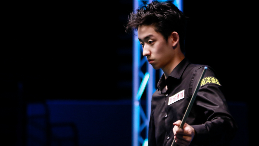 国锦赛决赛！吴宜泽准度惊人，上手轰出高质量的破百清台