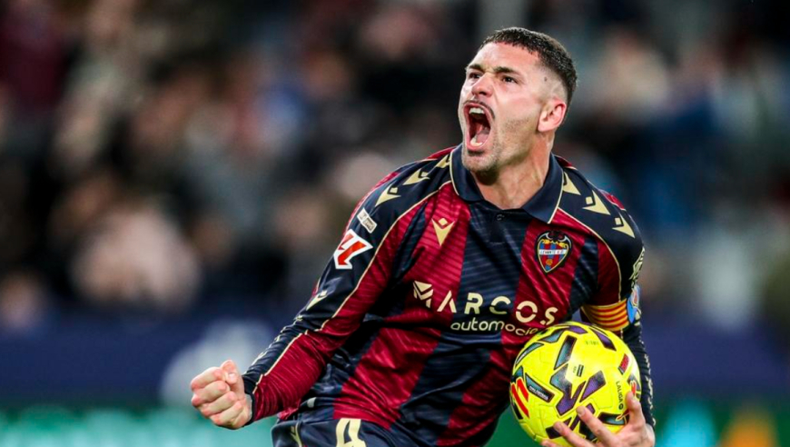 西甲最新积分战报：前2只差1分，皇马连胜，莱万特补时绝平