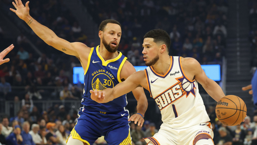 科比既视感！布克vs勇士集锦：接连美如画跳投轰38分仍无缘救主