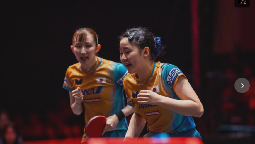 张本美和/早田希娜新加坡站女双半决赛胜出，提前确保日乒大满贯首冠入账