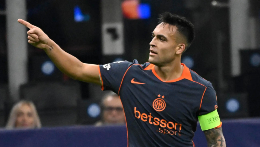 劳塔罗1V5连击！回看国米两度炸裂破门：超远贴地斩纯实力压制