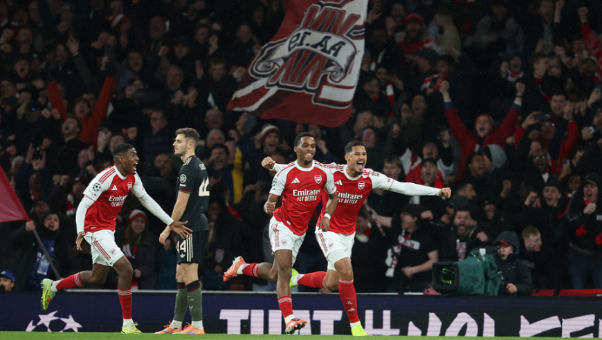 欧冠5轮后巨变？阿森纳5连胜领跑！2豪门遭首败，利物浦巴萨陨落