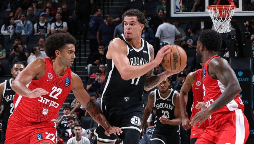 NBA季前赛：篮网大胜夏普尔 波特首秀13+5+4曾凡博未登场