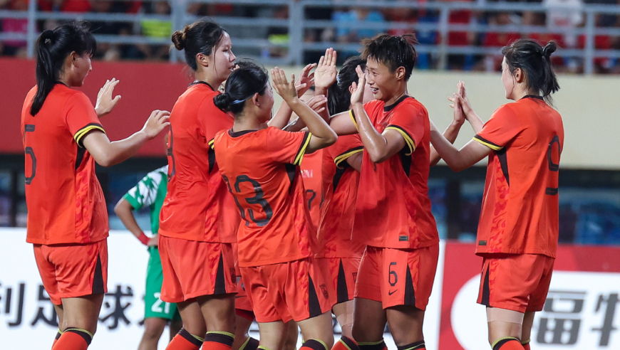 U20女足亚洲杯资格赛：中国女足6-0叙利亚女足，卢家玉梅开二度