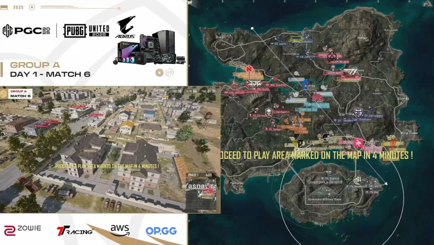 TE决赛圈未能翻盘TWIS，4AM斩获小组赛第一鸡，PCL全员未进前八