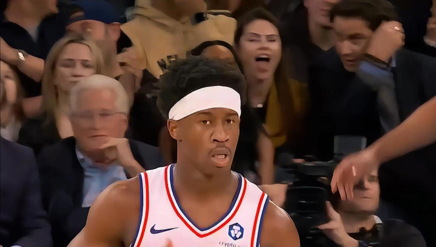 探花没有水分！埃奇库姆联手庄神决胜时刻轰10分助76人锁定胜局