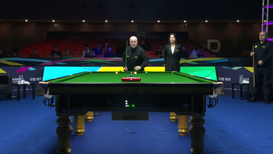 2025斯诺克国锦赛：希金斯暂时6-2领先，晚7点半决胜负