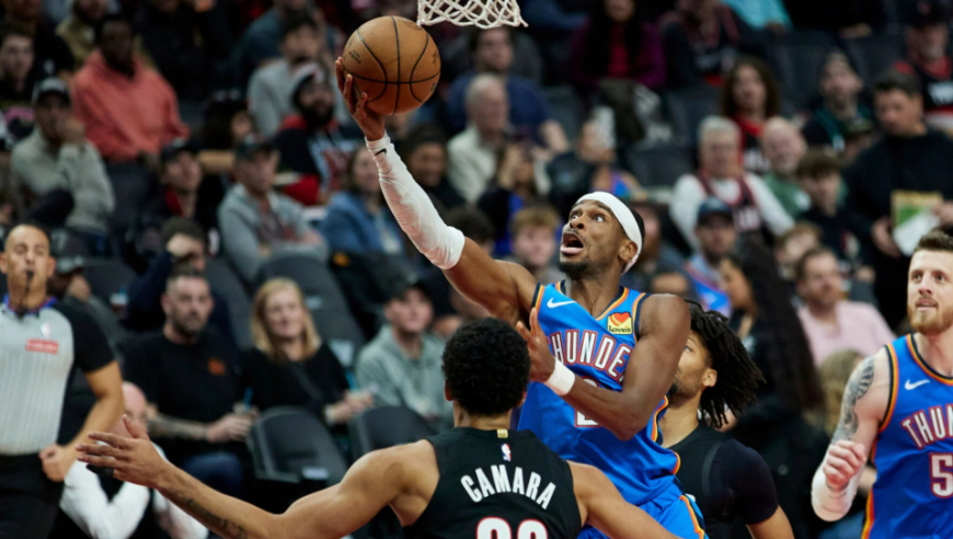 雷霆吞赛季首败！亚历山大背靠背35+9难救主 惨遭开拓者22分逆转