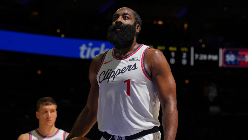 快船76人生死时刻：双方互相挑战均成功 哈登被犯规未吹快船惜败