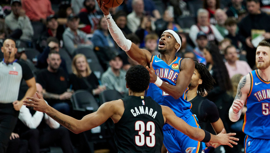 22分大逆转！开拓者爆冷终结雷霆8连胜 杨瀚森DNP亚历山大35+9