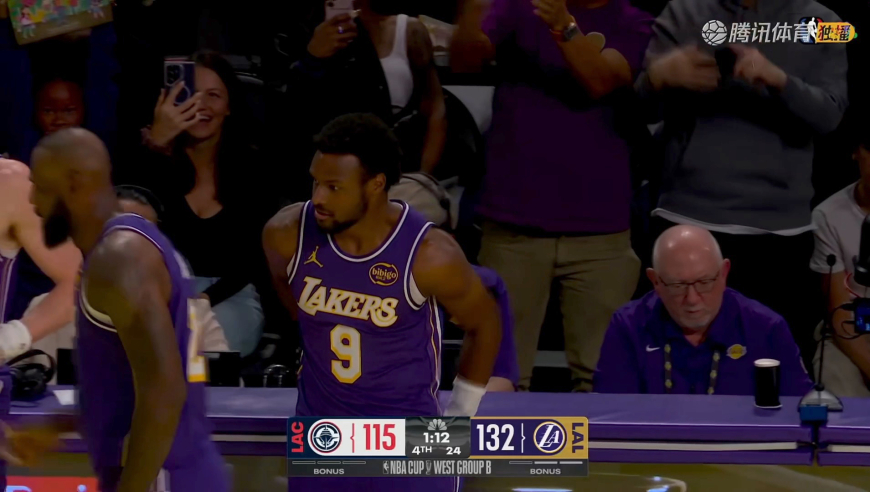 儿子换老爹！布朗尼最后时刻换下勒布朗 太子妙传助朱迪米拿下首分