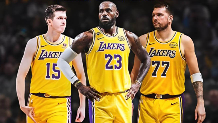 三巨头联手！湖人詹姆斯+东契奇+里夫斯vs快船首节合砍31分全过程