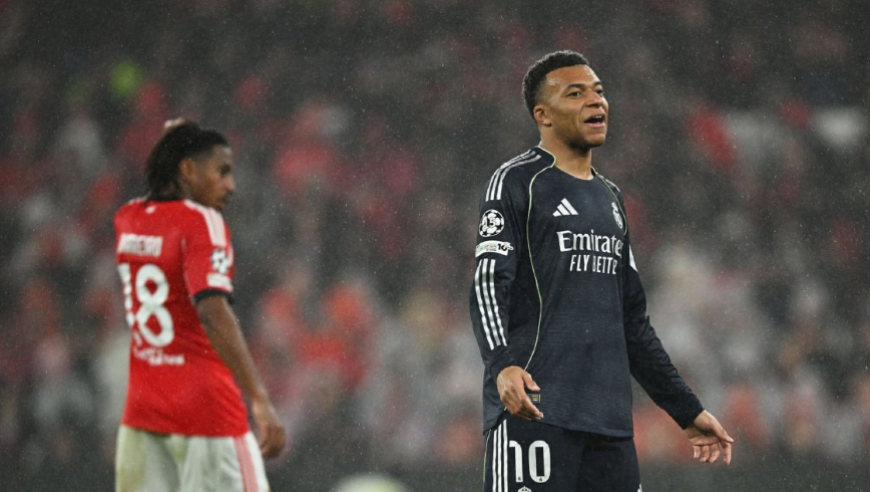 欧冠：姆巴佩双响超C罗独享历史第一 皇马2-4本菲卡将出战附加赛