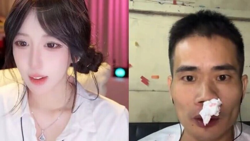 呆妹儿输掉PK后跳舞，连麦男主播看到流鼻血，直言烧烤吃多了上火