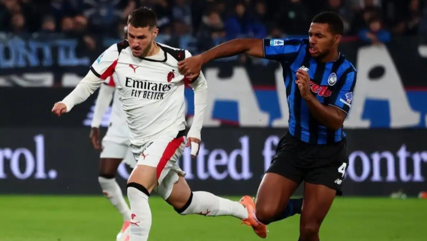 意甲-2连平！AC米兰1-1亚特兰大距榜首3分，里奇远射破门，莱奥半场伤退